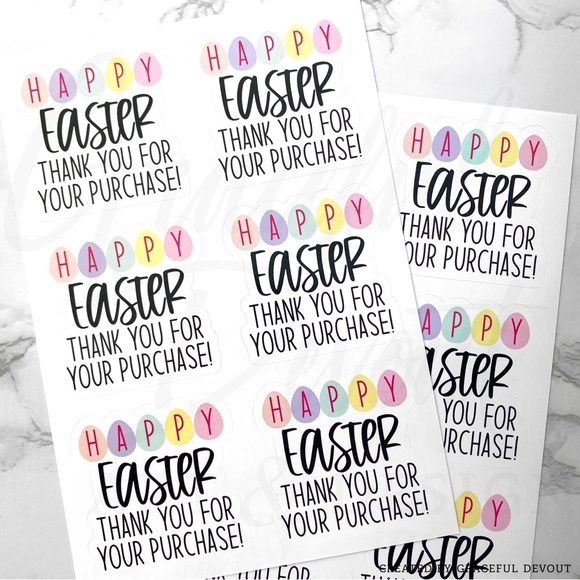 🐰Easter Sticker Bundle Variety Pack [GD55-48] - Picture 4 of 6